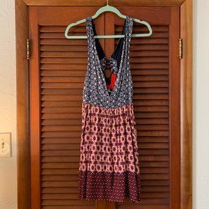 Lulus Multi Colored Floral Print Dress Size Small